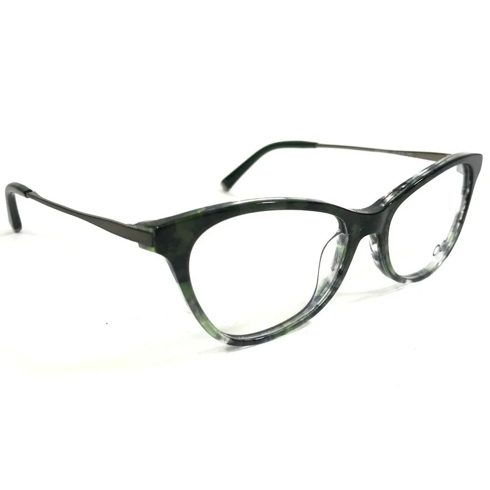 OGI Eyeglasses Frames 9126/2314 HERITAGE Gray Green Cat Eye Full Rim 50-16-140